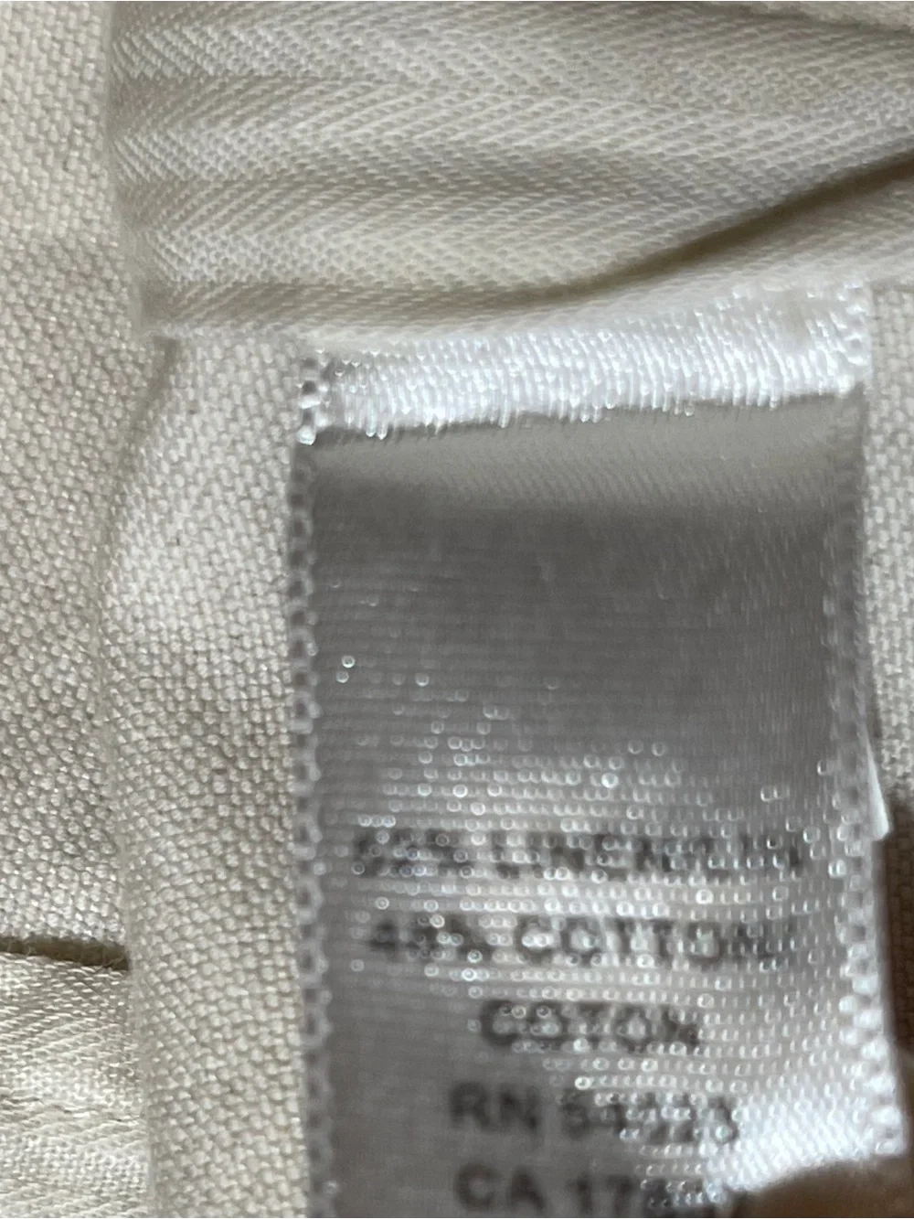 Banana Republic Dawson Linen Blend Pants 38x32 Ivory Relaxed Straight Resort